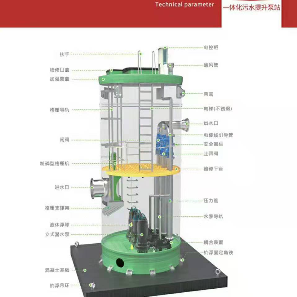 一體化預(yù)制泵站，酸堿中和池，智能氣浮機(jī)